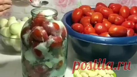 Рецептик вкуснейших помидорок