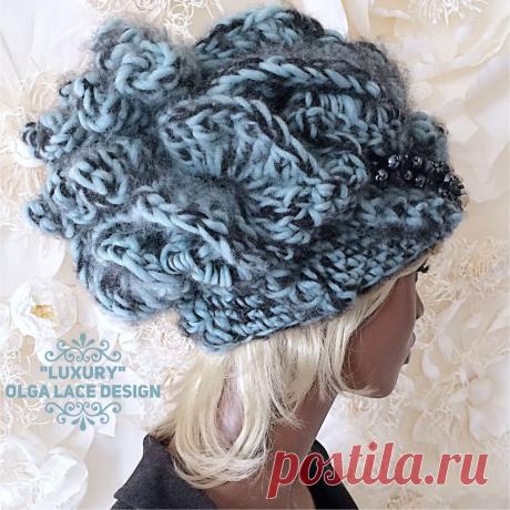Вязаная шапка "Luxury - Alpaca" от Olga Lace – купить в интернет-магазине на Ярмарке Мастеров с доставкой Вязаная шапка "Luxury - Alpaca" от Olga Lace - купить или заказать в интернет-магазине на Ярмарке Мастеров | Работа продана, представлена для примера и…