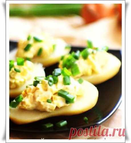 Картофель под соусом.