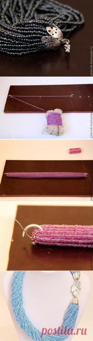 Секреты изготовления и сборки бисерных бус-хомутов