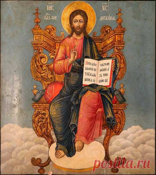 Верую во единаго Бога Отца, Вседержителя, Творца небу и земли, видимым же всем и невидимым.
И во единаго Господа Иисуса Христа, Сына Божия Единороднаго, Иже от Отца рожденнаго прежде всех век; Света от Света, Бога истинна от Бога истинна, рожденна, несотворенна, единосущна Отцу, Имже вся быша.
Нас ради человек и нашего ради спасения сшедшаго с небес и воплотившагося от Духа Свята и Марии Девы, и вочеловечшася.
Распятаго же за ны при Понтийстем Пилате, и страдавша, и погреб...