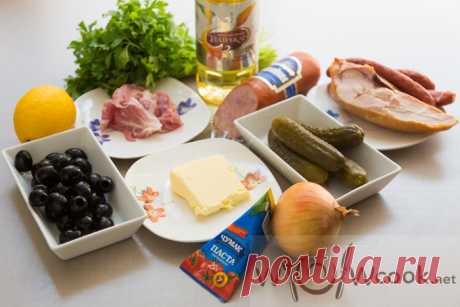 Солянка сборная мясная классическая, пошаговый рецепт с фото