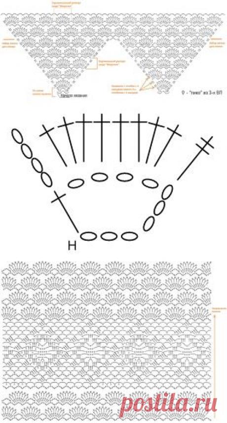 Вязаный летний топ на тонких бретельках.