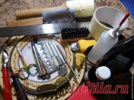 Учимся делать ключницу из натуральной кожи - Ярмарка Мастеров - ручная работа, handmade