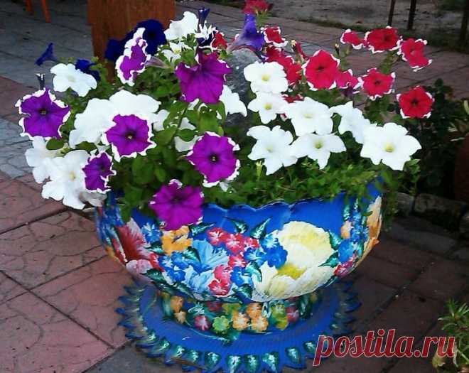 Дачные идеи из покрышек — Сделай сам, идеи для творчества - DIY Ideas