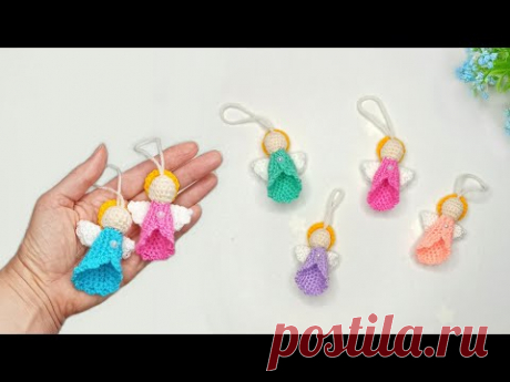 🌸Самые простые и Оригинальные. Смотрите и делайте так : Мини АНГЕЛЫ крючком🌸
