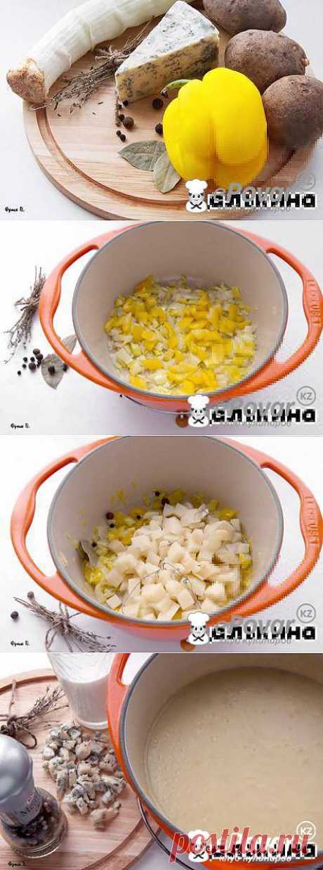 Картофельный крем-суп с голубым сыром — Рецепт приготовления с фото — Супы, Горячие супы