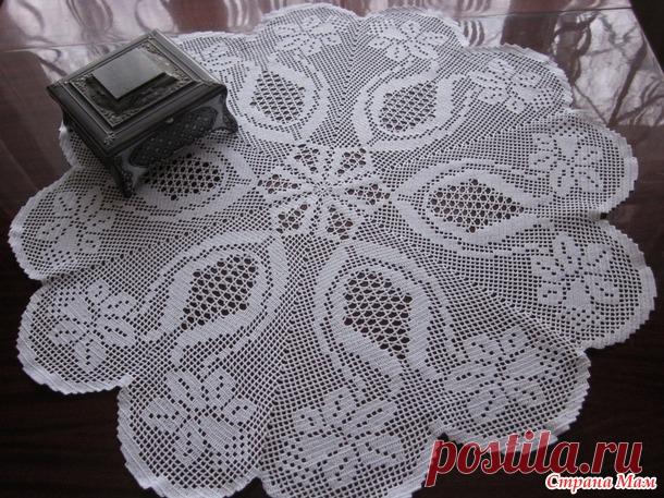 . Салфетка филейкой в подарок - Вязание - Страна Мам