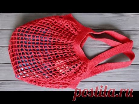 СУМКА АВОСЬКА КРЮЧКОМ. МАСТЕР КЛАСС от АКМАН