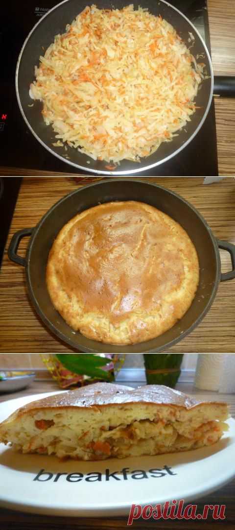 Шарлотка из капусты
