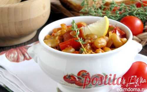 Фасоль с копчеными колбасками | Кулинарные рецепты от «Едим дома!»