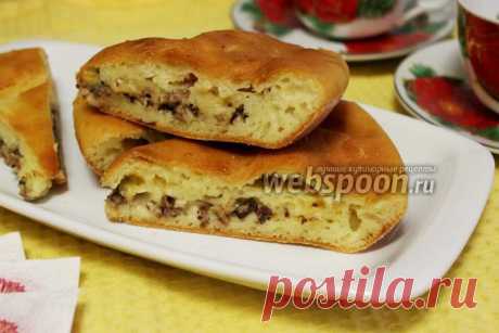 Пирог заливной с сайрой