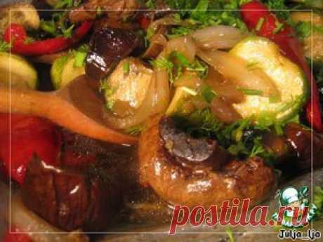 Запечeнные овощи во вкуснейшем маринаде - кулинарный рецепт