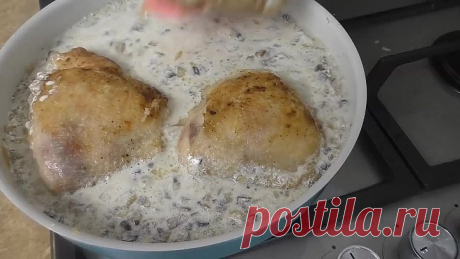 Натираем курицу крахмалом - пальчики оближешь от этой вкуснятины на ужин!