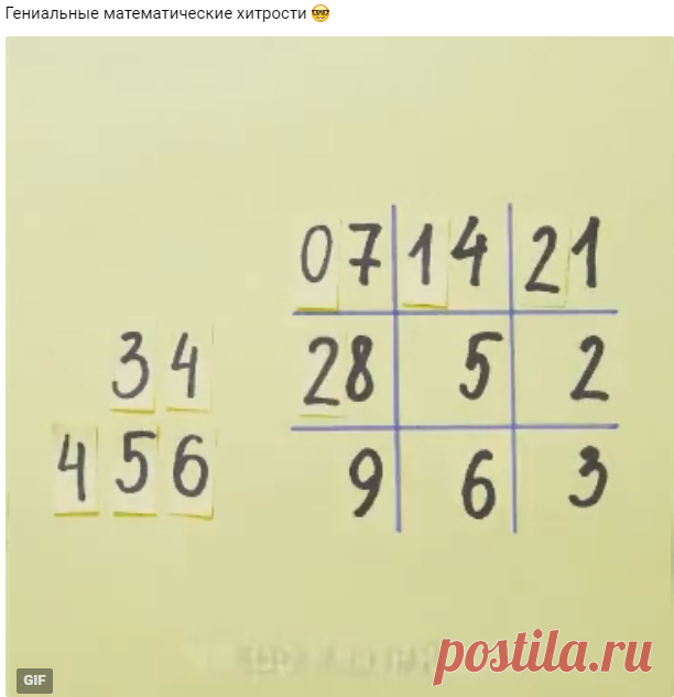 Гениальные математические хитрости 🤓