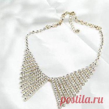 Колье из страз