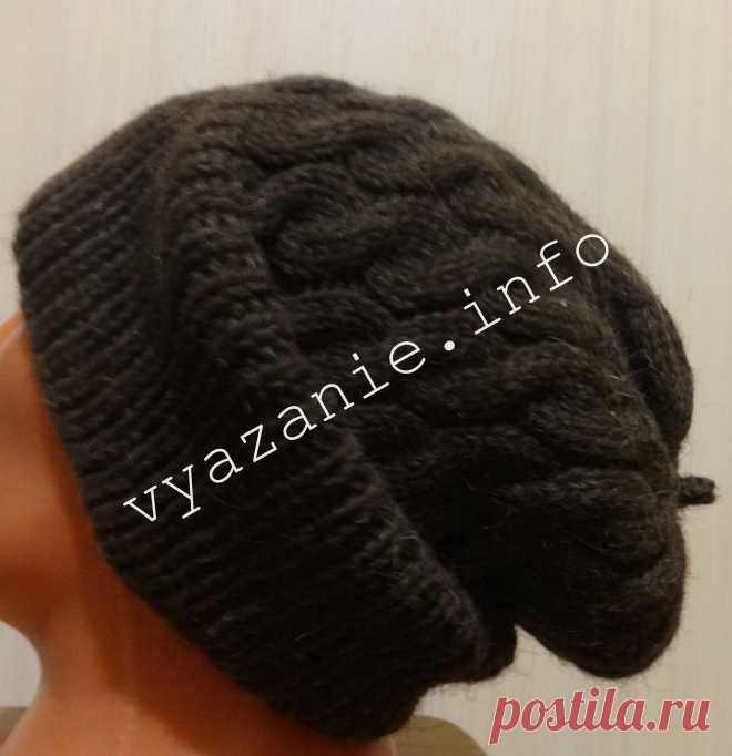Шапка БИНИ спицами с описанием вязания, видео, фото. Восемнадцать вариантов. - Все о вязании