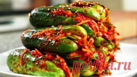 Поварешки: ОГУРЕЧНОЕ КИМЧИ — ОСТРАЯ КОРЕЙСКАЯ ЗАКУСКА