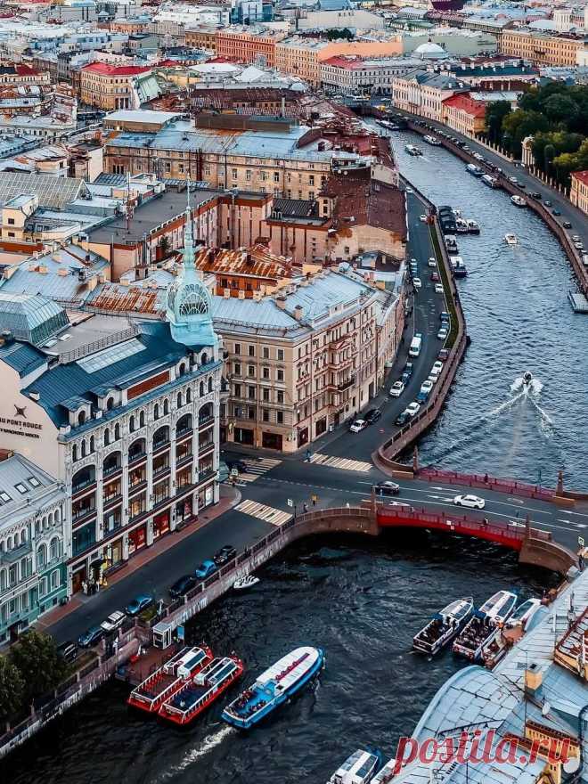 Санкт-Петербург с высоты птичьего полета