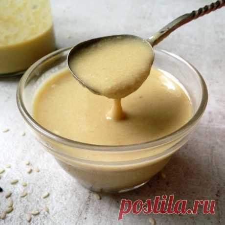 Соус из мисо с тхиной и имбирем