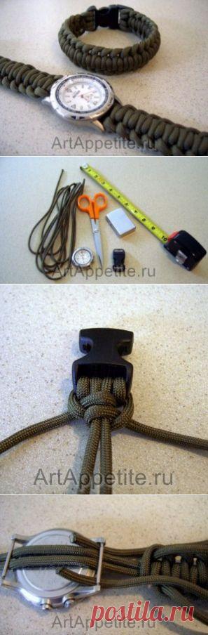 Мужской браслет из паракорда | ArtAppetite
