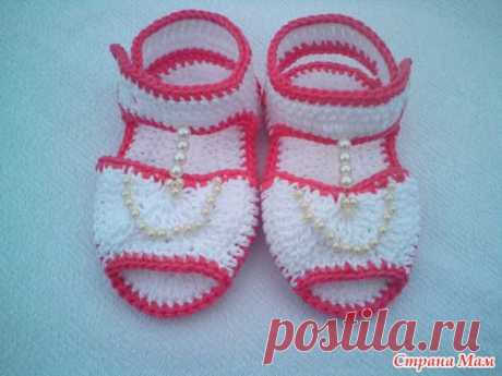 Мастер-класс по сандаликам на бусинах