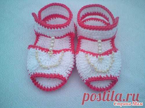 Мастер-класс по сандаликам на бусинах