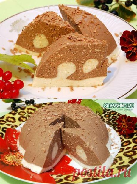 Красивый творожный десерт. Десерт из творога и сметаны. - пошаговый рецепт с фото