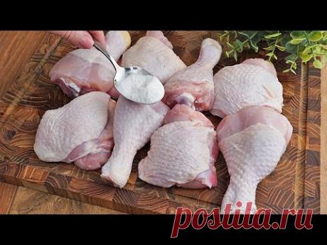 Сода изменила все! Секрет вкусной жареной курицы из простых ингредиентов
