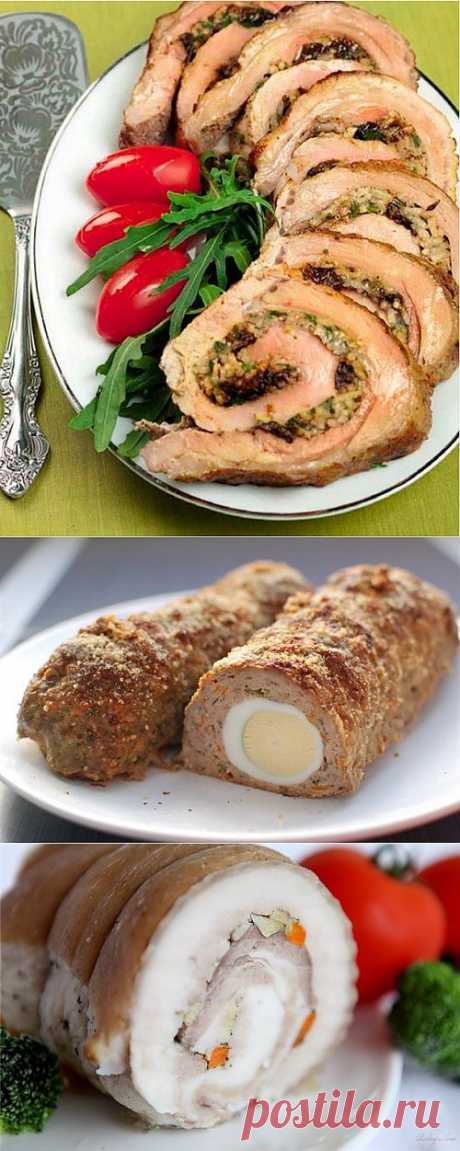 Сворачиваем горы и мясной рулет / Простые рецепты