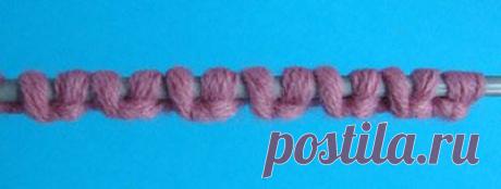 Начинаем вязать – Видео уроки вязания » Вязание спицами – Урок №13 – “Итальянский набор петель”