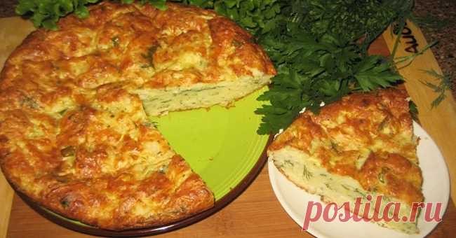 Пирог из кабачков в духовке