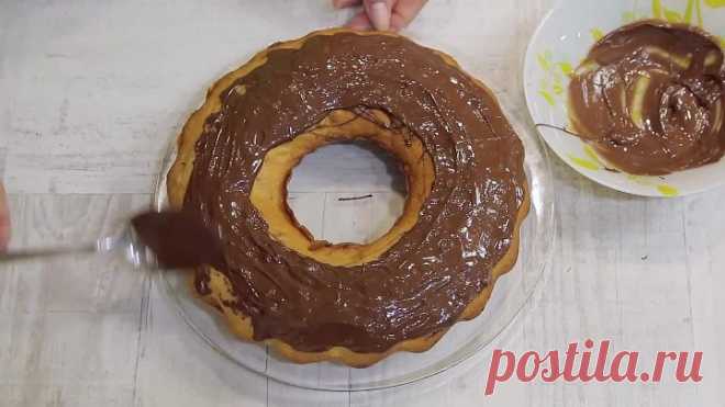 апельсиновый кекс с орехами