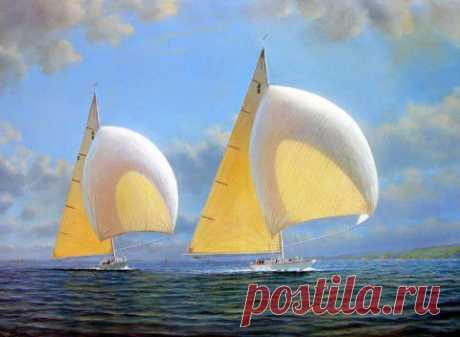 Белые паруса.Tim Thompson.