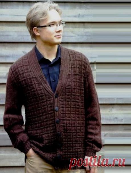 Кардиган. Спицы.