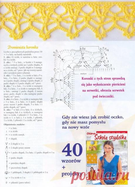 Irish crochet &amp;: Отделочные вставки и кружевные края (крючок).