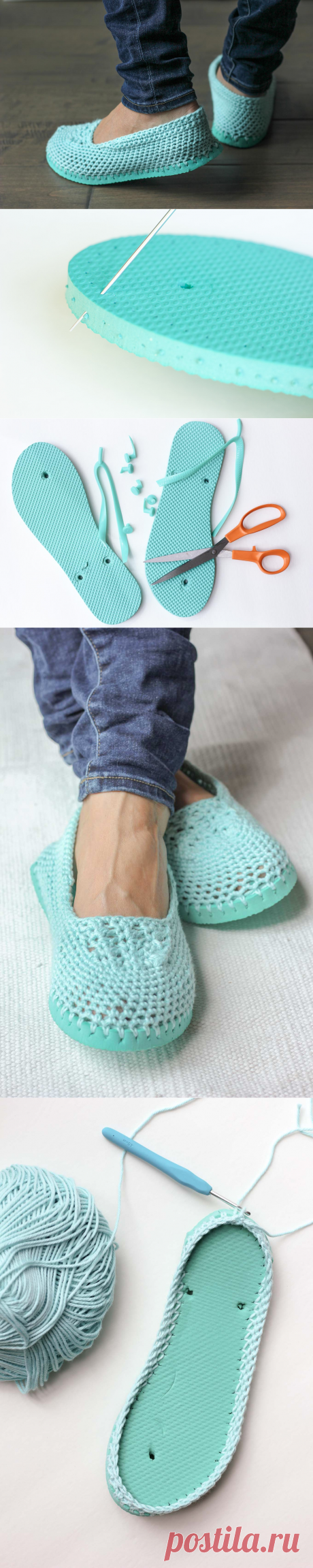 Тапочки из &quot;вьетнамок&quot;