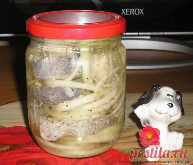 Маринованая рыбка.