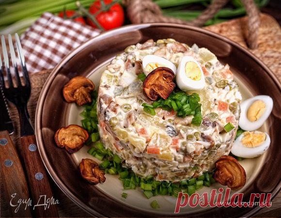 Оливье с грибами рецепт 👌 с фото пошаговый | Едим Дома кулинарные рецепты от Юлии Высоцкой