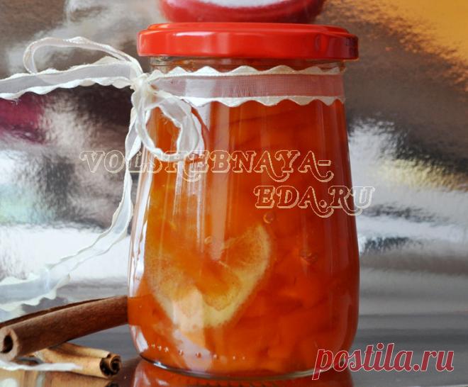 Варенье из тыквы. Рецепт тыквенного варенья с лимоном | Волшебная Eда.ру