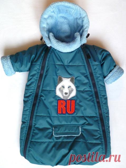 Чудесные превращения: Зимний кокон для ребенка, построение выкройки.