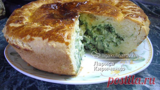 Пирог "Закусочный" с плавленным сыром, рецепт пошаговый от Лиги Кулинаров. Рецепт пирога "Закусочного" с плавленным сыром, рецепты Лиги Кулинаров.