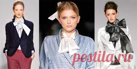 Воротник-бант / Мастер-классы / Burdastyle