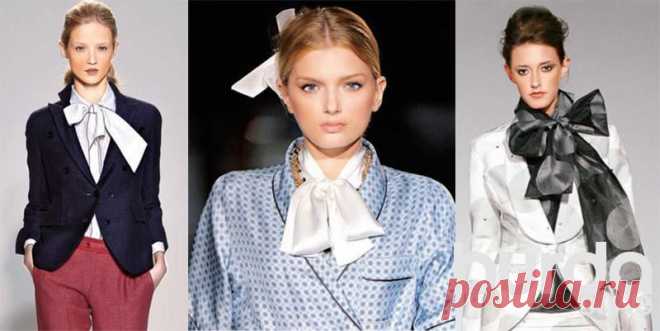 Воротник-бант / Мастер-классы / Burdastyle