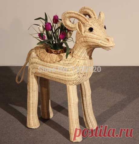 sheep species Picture - More Detailed Picture about Rattan crafts ornaments Sheep Picture in Other Antique Furniture from Dragon Rattan Furniture | Aliexpress.com | Alibaba Group