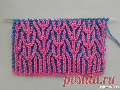 УЗОР ЦВЕТЫ В ТЕХНИКЕ БРИОШЬ (УЗОРЫ СПИЦАМИ) — Журнал Вдохновение Рукодельницы