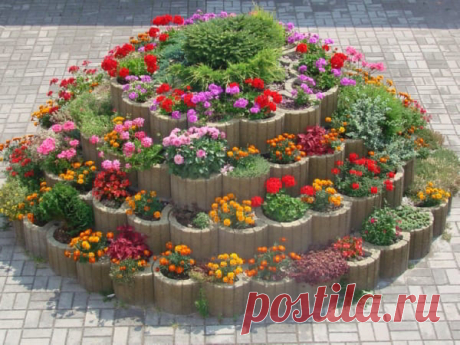 Мини-клумбы на участке: 50+ простых и красивых идей