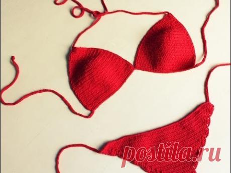 BiKiNi a CROCHET (ganchillo) - PARTE 3 DE 3