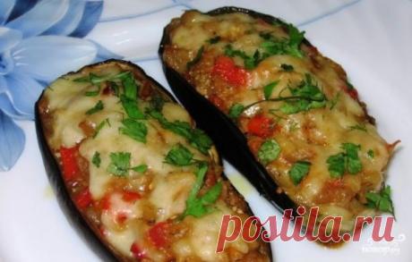 Овощные лодочки из баклажанов - пошаговый рецепт с фото на Повар.ру