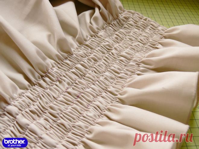 Как шить ниткой-резинкой